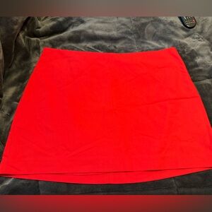 Express Red Skirt Size 18 NWT